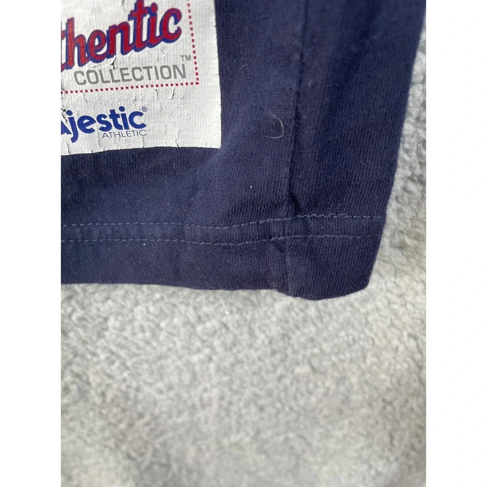 Property of Tigers Baseball Authentic Collection Majestic Athletic Mens 3XT Blue